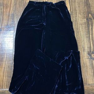 Giorgio’s Navy Blue Velvet Pants